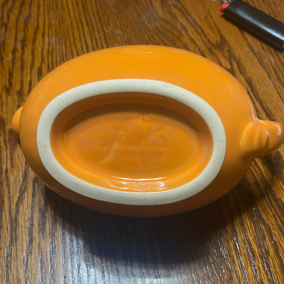 Fiesta Sauce / Gravy Boat in Tangerine