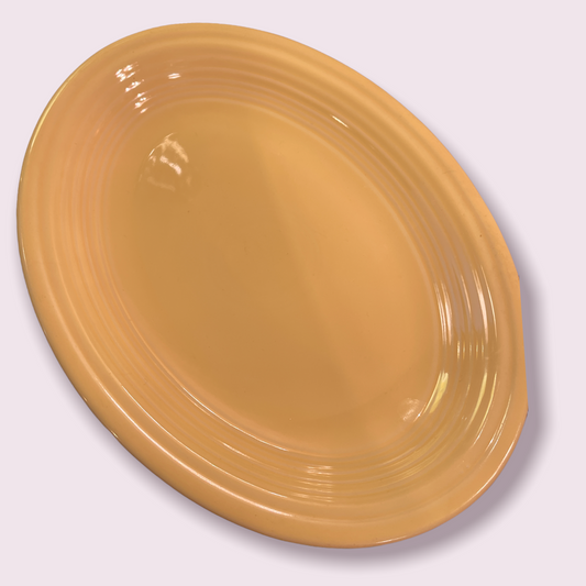 Fiesta Medium Pale Yellow Platter 11 1/2"