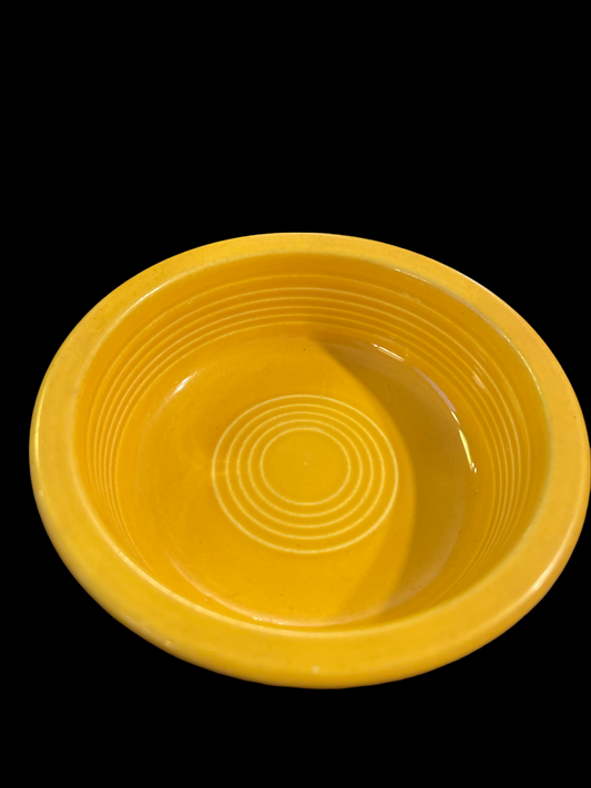 Vintage Fiesta Yellow 5 1/4” Fruit Bowl / Nappy Bowl