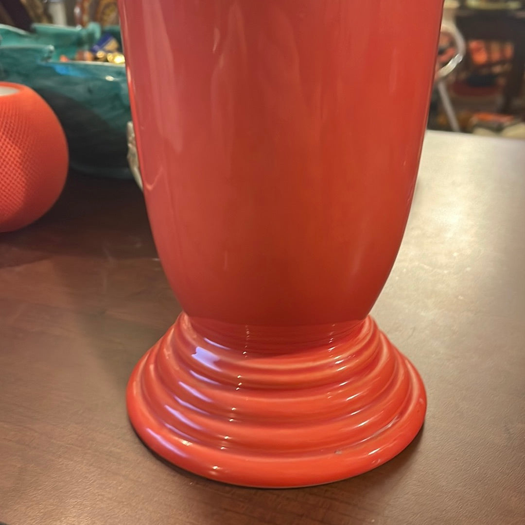 Fiesta Millennium III Vase in Persimmon