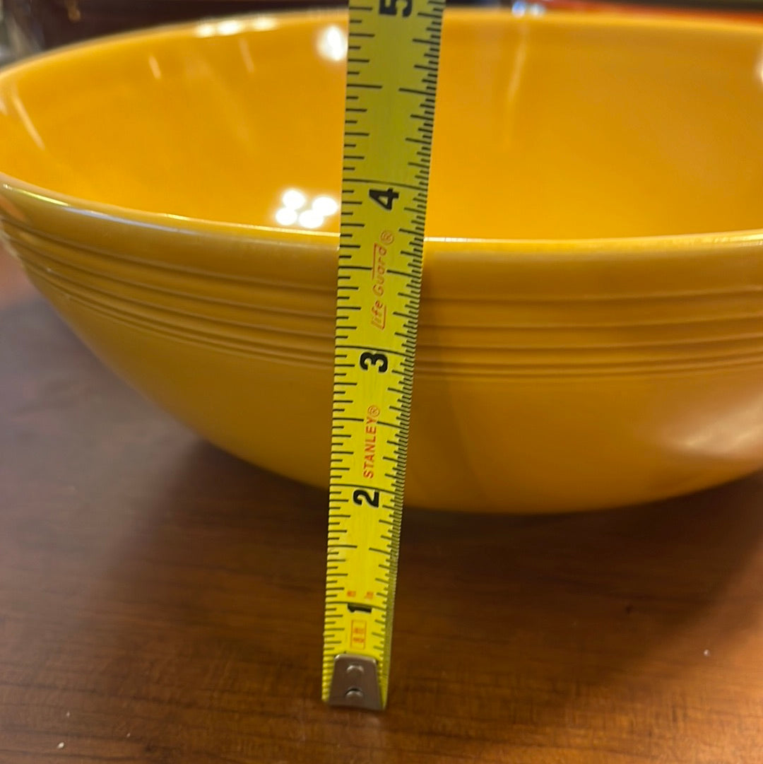 Fiesta Ironstone Antique Gold 10 1/2' Salad Bowl Rare 1969-1973