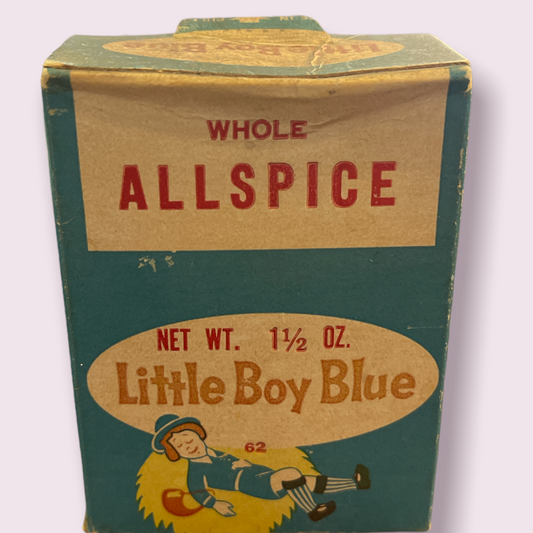 Vintage Box Little Boy Blue Allspice Spice Lansing Michigan