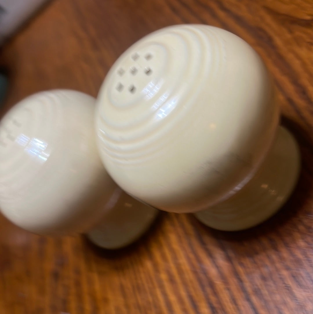 Fiesta Vintage Salt and Pepper set in Ivory