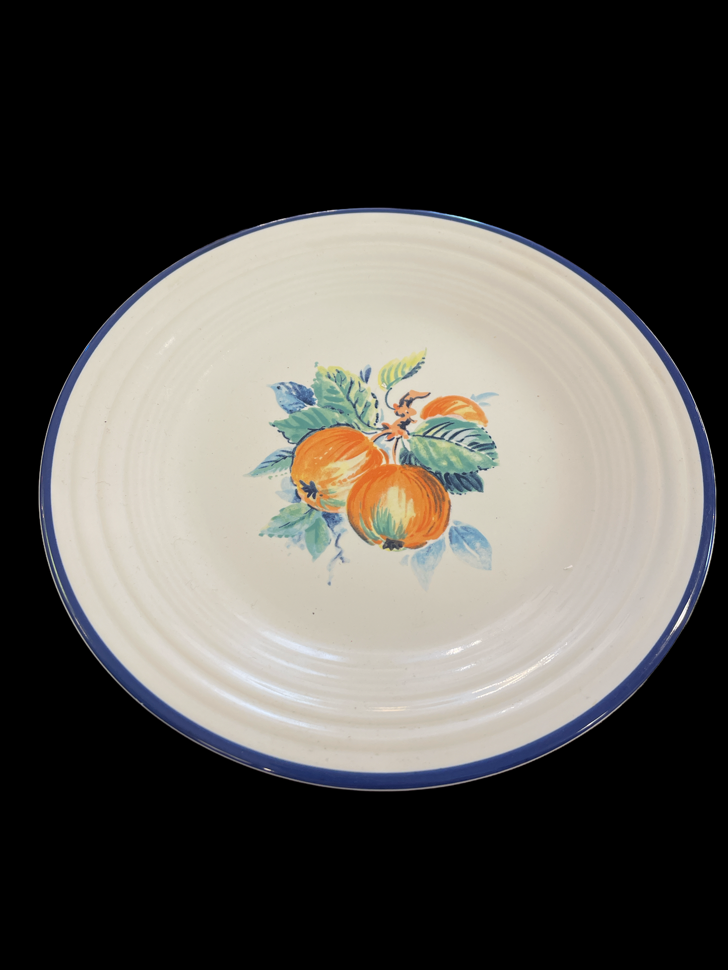 Fiesta RARE Watercolor Persimmon 9' Luncheon Plate