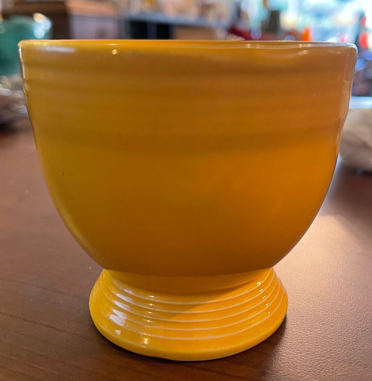 Vintage Fiesta Yellow Egg Cup +No Issues+