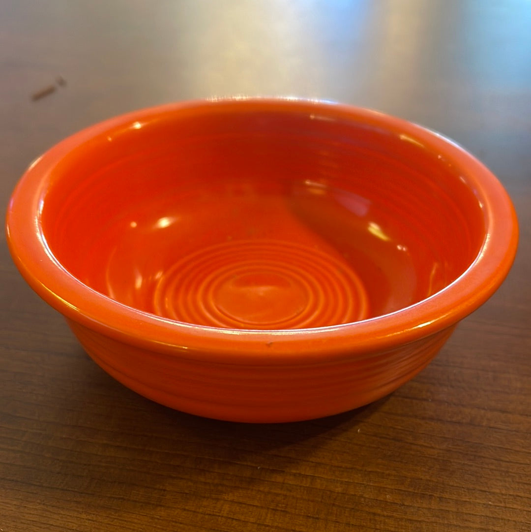 Vintage Fiesta Red 4 1/4” Fruit Bowl / Nappy