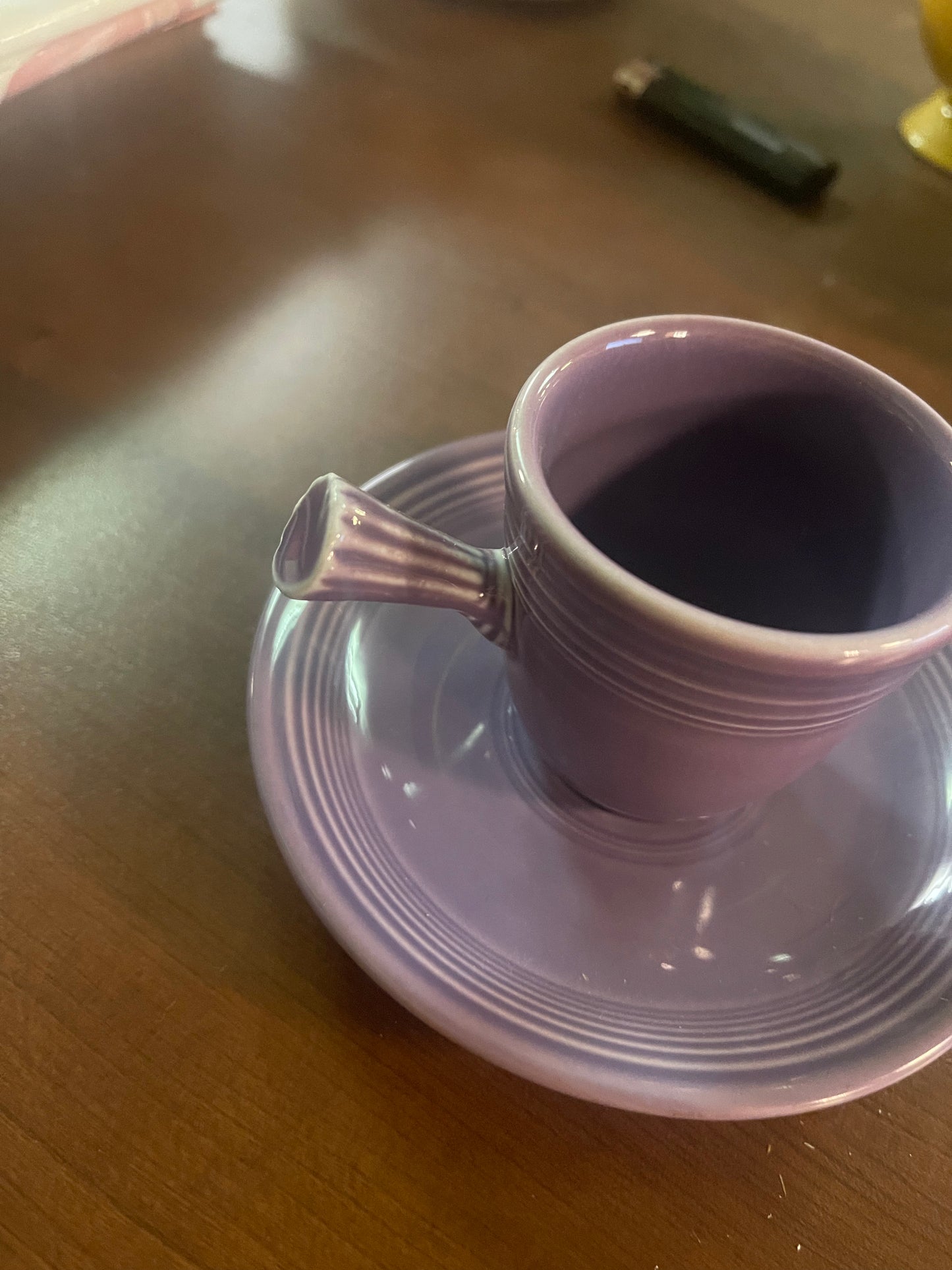 Fiesta Ware Lilac Demitasse Demi Cup and Saucer +BRAND NEW+