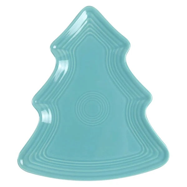 Fiesta Tree Shaped Plate in Turquoise