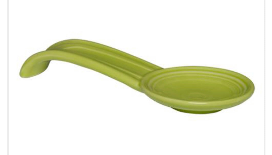 Fiesta Spoon Rest in Lemongrass