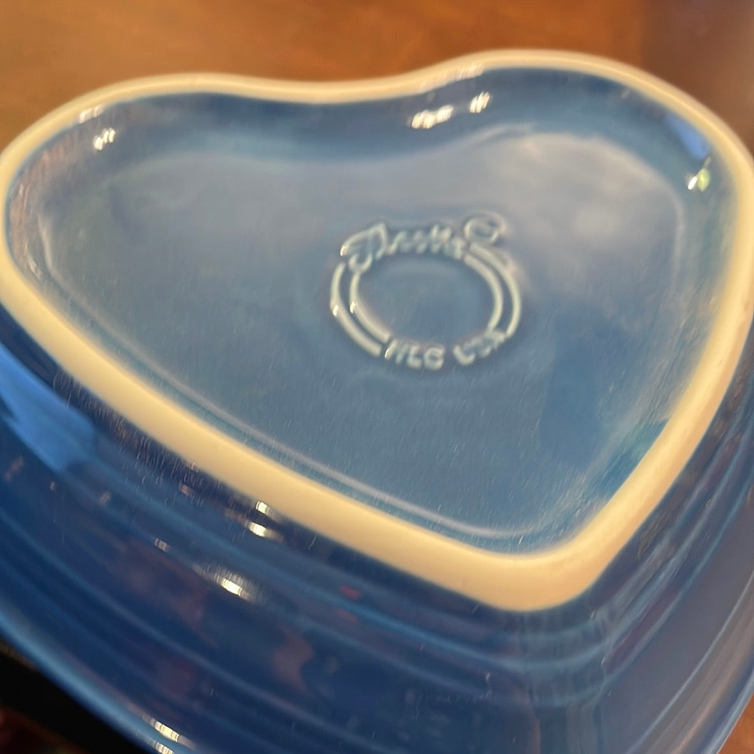 Fiesta Medium Heart Bowl in Lapis