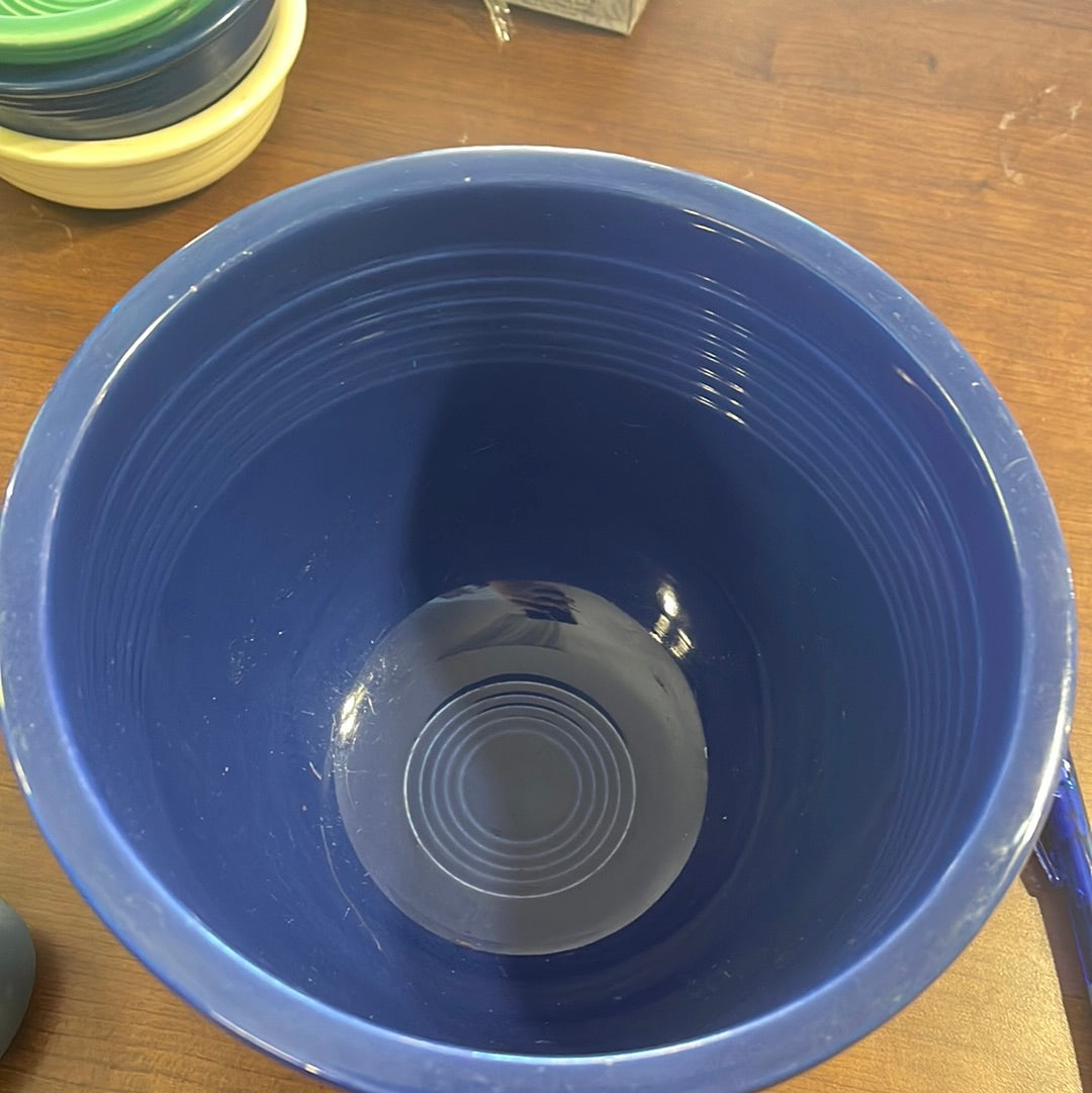 Fiesta Vintage Mixing bowl #4 in Cobalt with Rings