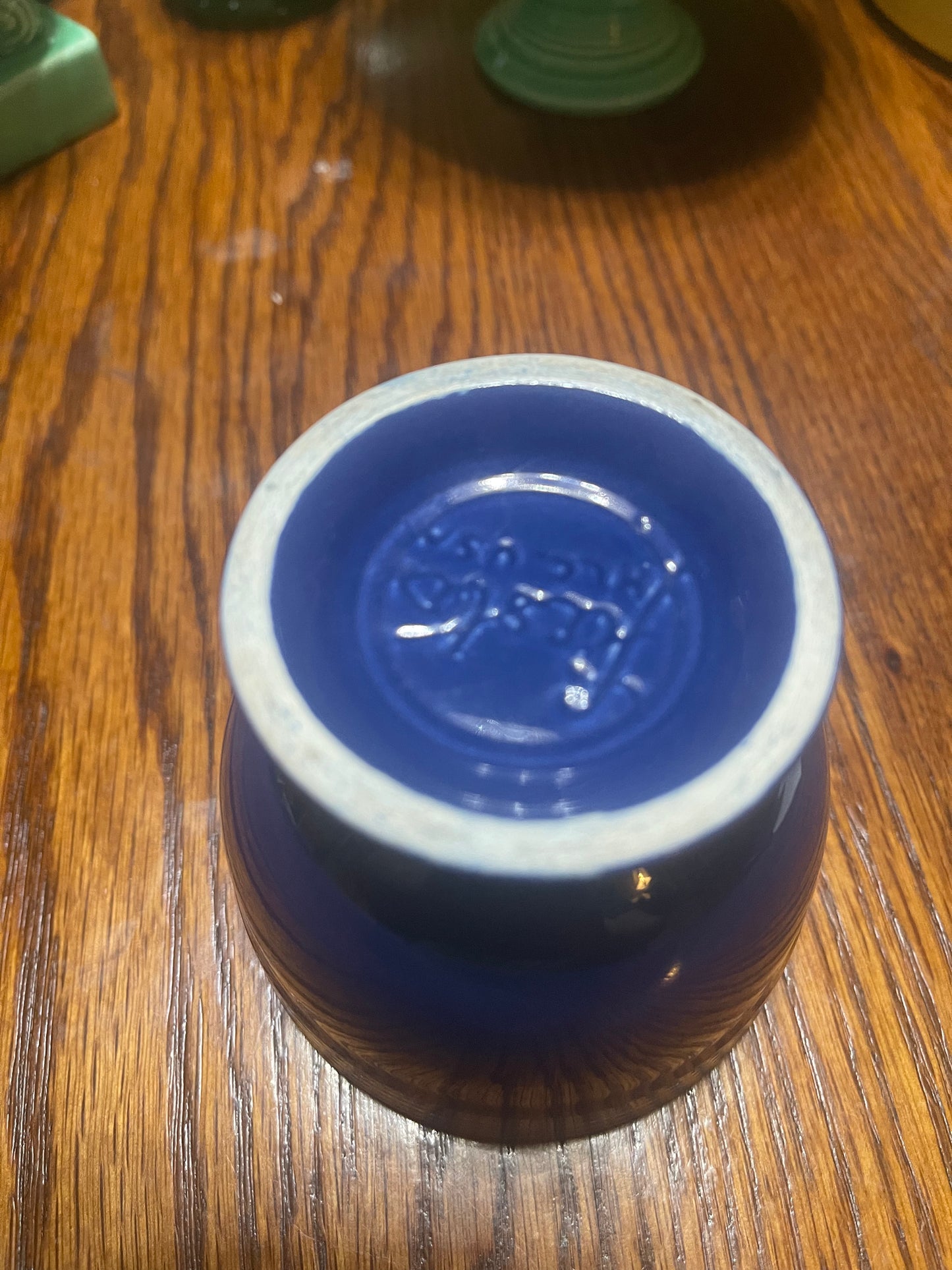 Vintage Fiesta Cobalt Egg Cup