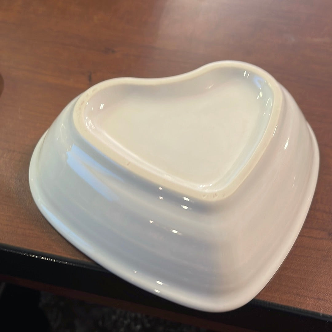 Fiesta Small Heart Bowl in White