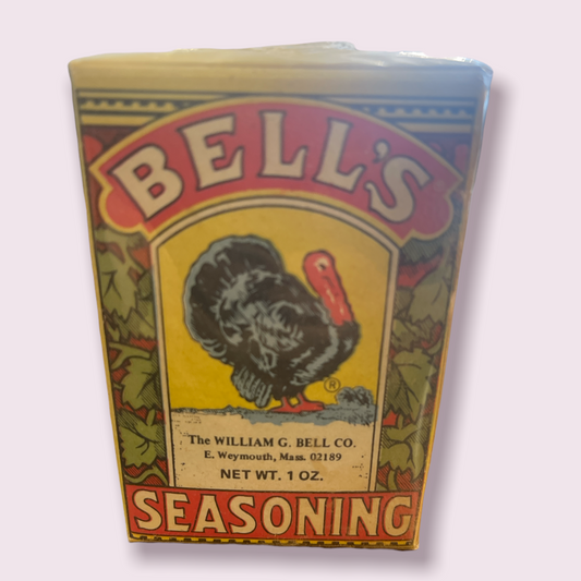 Vintage Bell's Seasoning Spice Box Weymouth Mass STILL WRAPPED