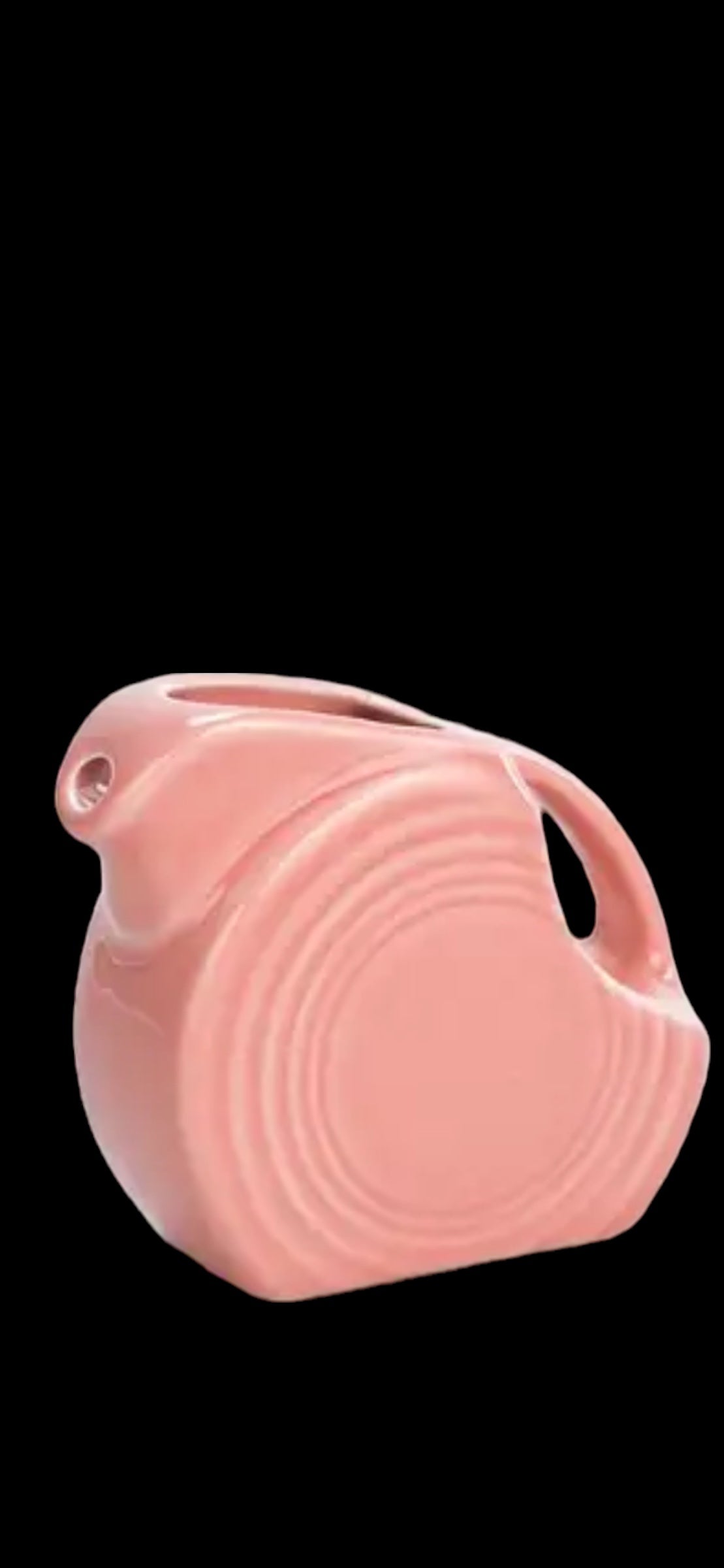 Fiesta Mini Disk Pitcher in Peony