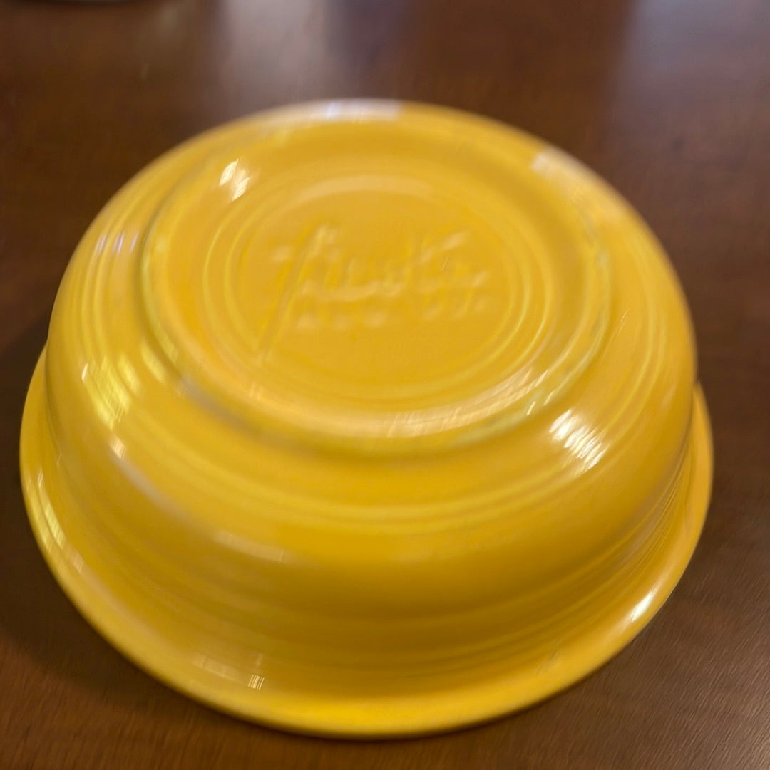 Vintage Fiesta Yellow 4 1/4” Fruit Bowl / Nappy