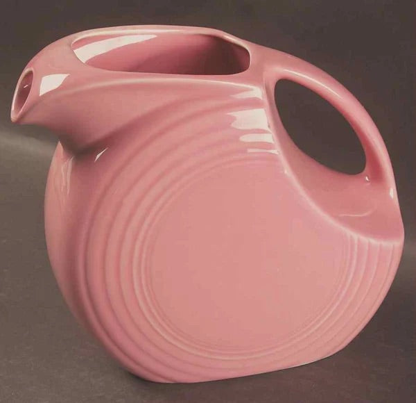 Fiesta Disk Pitcher in Rose