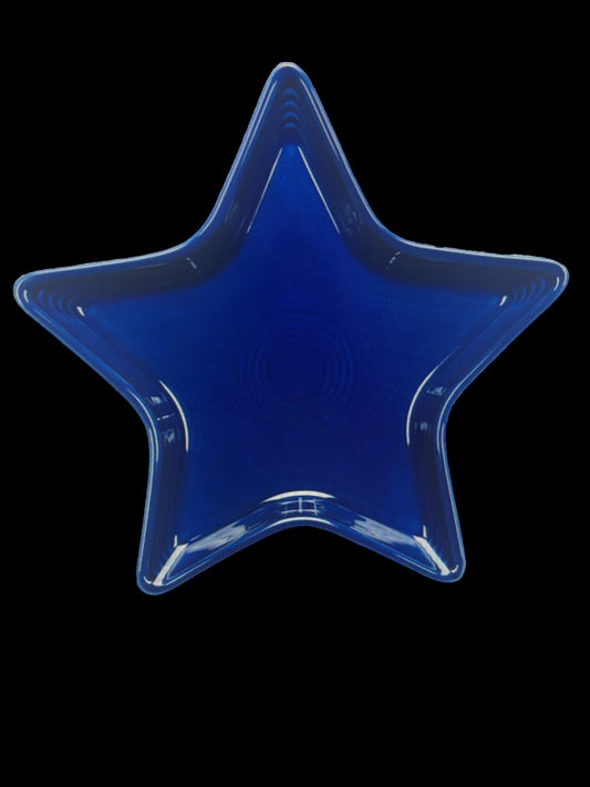 Fiesta Star Shaped Plate in Cobalt Blue