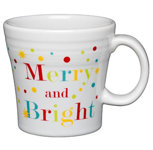 Fiesta Tapered Mug Merry and Bright decal