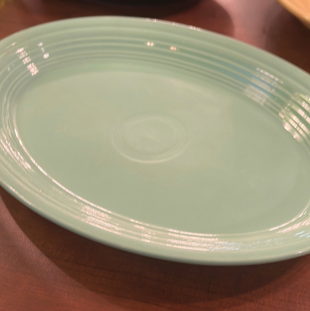 Fiesta Large Seamist Platter 13 1/2"