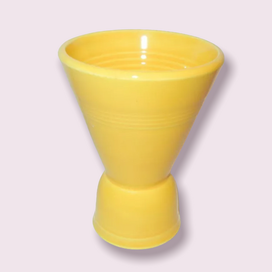 Vintage Fiesta Harlequin Yellow Egg Cup