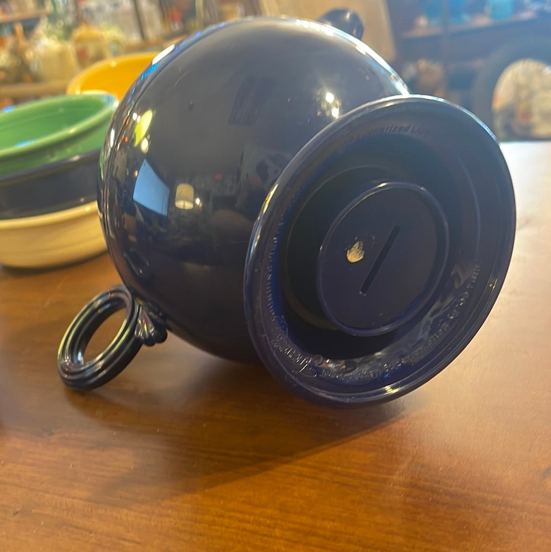 Fiesta Thermal Insulated Plastic Teapot / Coffee Carafe in Cobalt