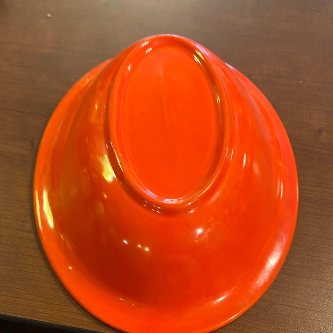 Vintage Fiesta Harlequin Vegetable Bowl in Red