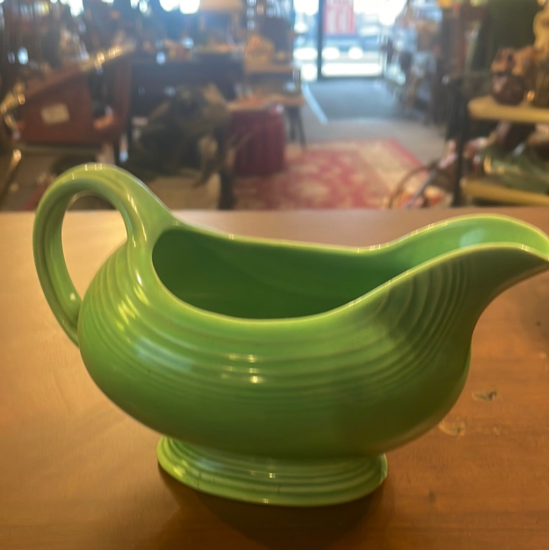 Fiesta Vintage Gravy Sauce Boat in Green