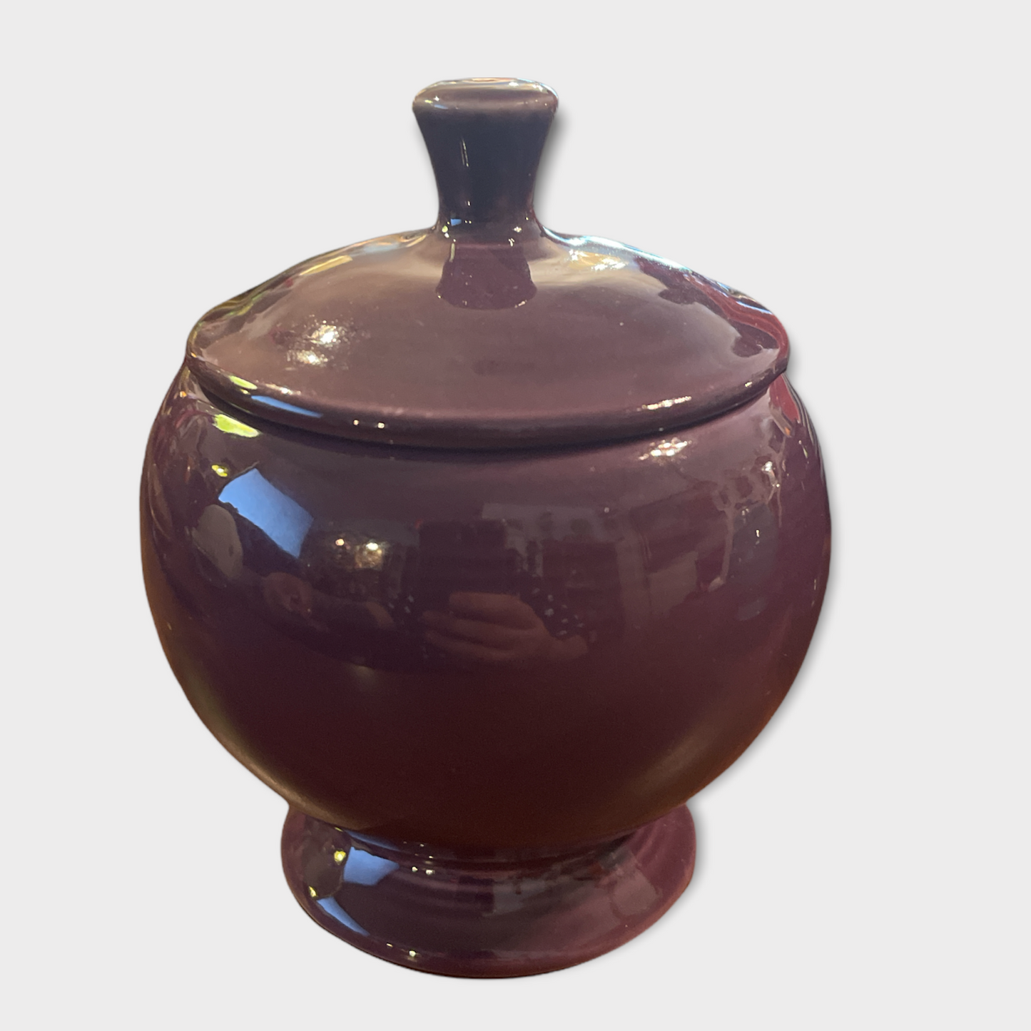 Fiesta Individual Sugar Bowl in Mulberry