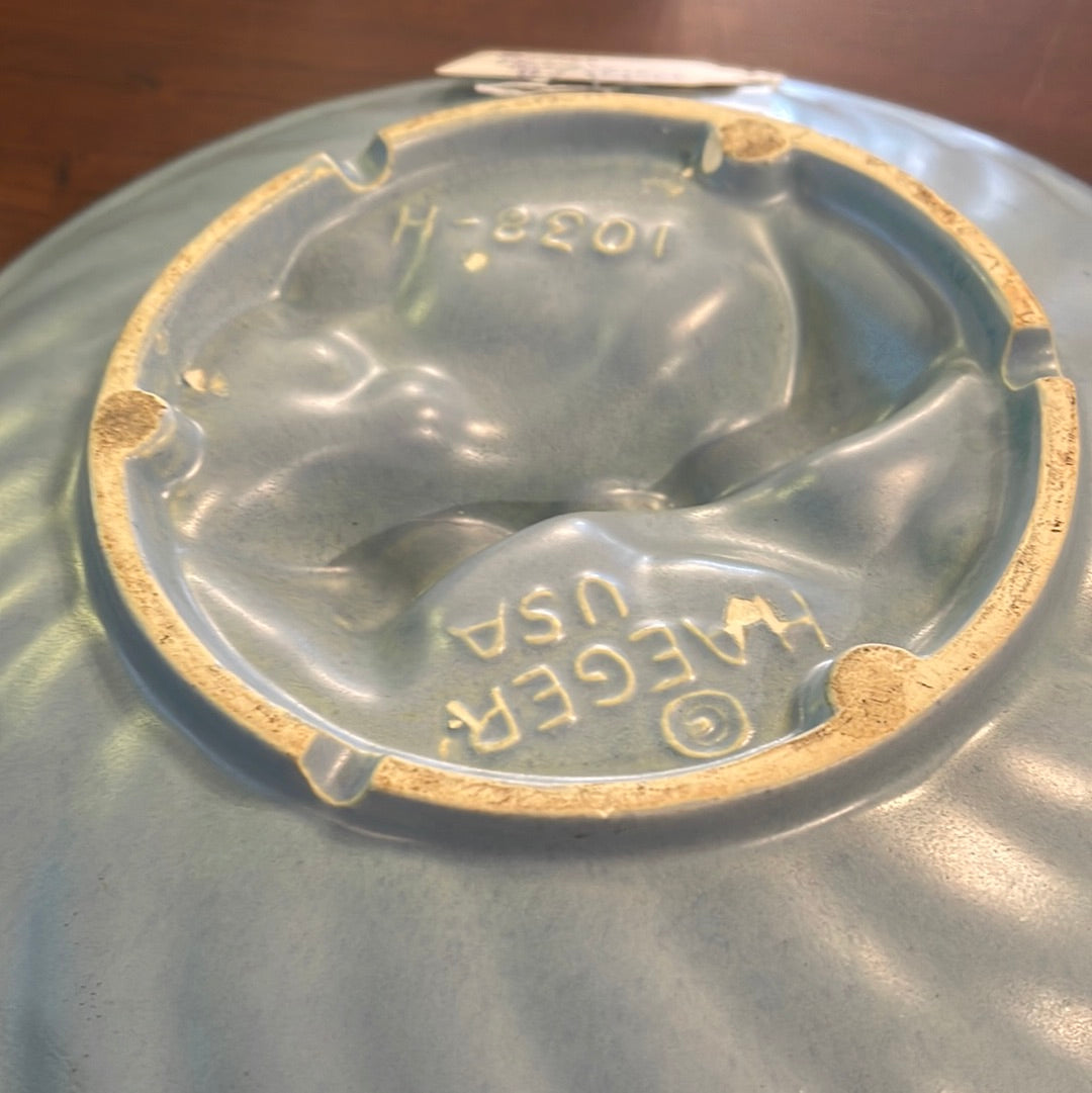 Mid Century Modern Blue Royal Heagar Ashtray