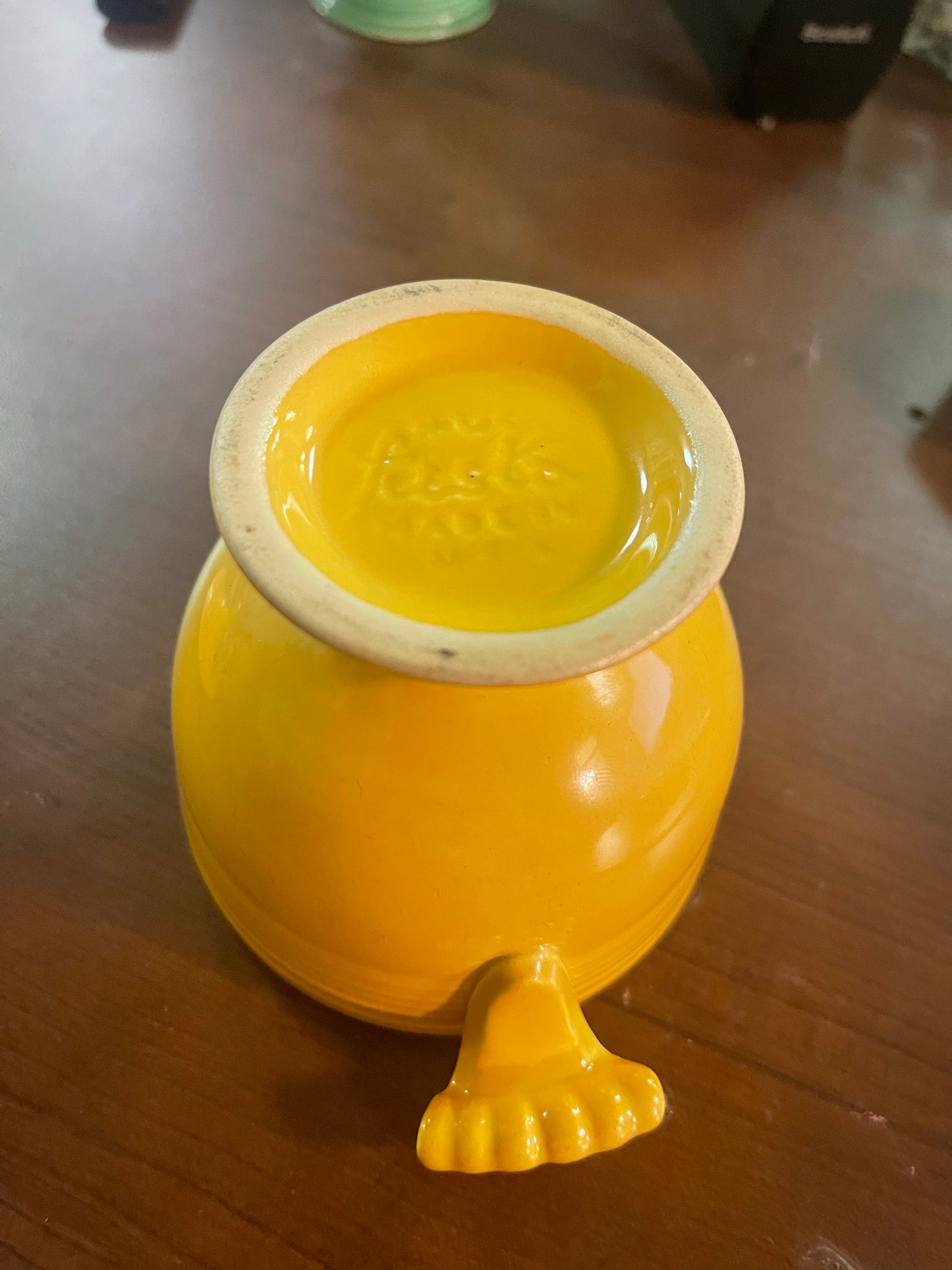 Vintage Fiesta Yellow Sugar Bowl