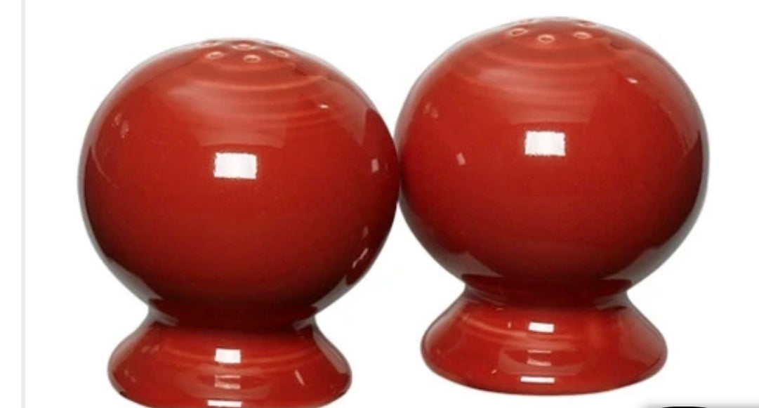 Fiesta Salt & Pepper Shakers in Scarlet