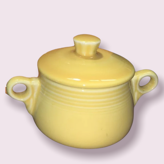 Fiesta Child’s Tea Set Sugar Bowl in Sunflower