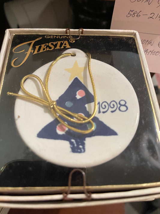 Fiesta Christmas Tree 1998 Ornament (May Company Exclusive)
