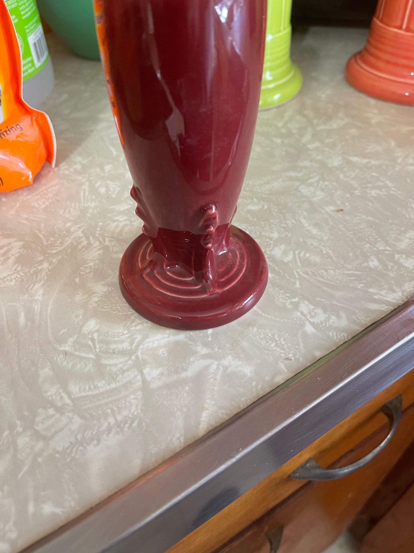 Fiesta Cinnabar Bud Vase