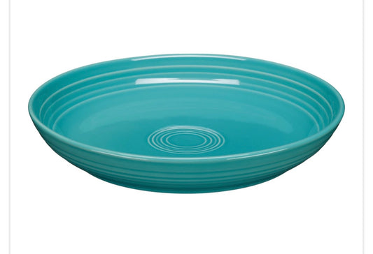 Fiesta Luncheon Bowl Plate in Turquoise