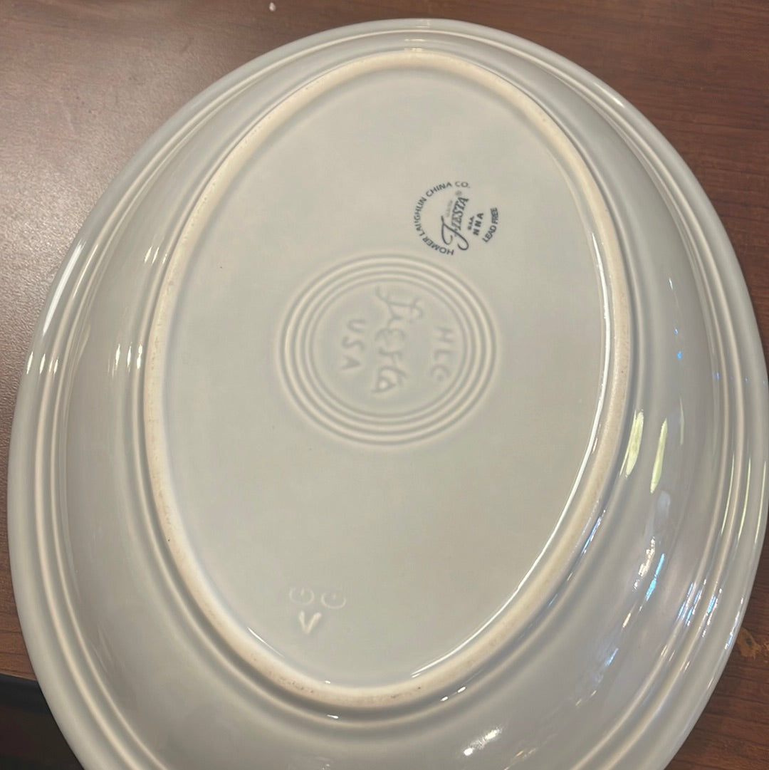 Fiesta Medium Pearl Grey Platter 11 1/2"