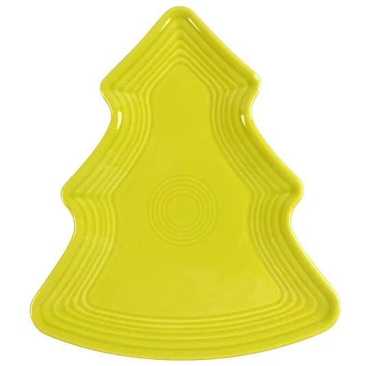 Fiesta Tree Shaped Plate in Lemongrass