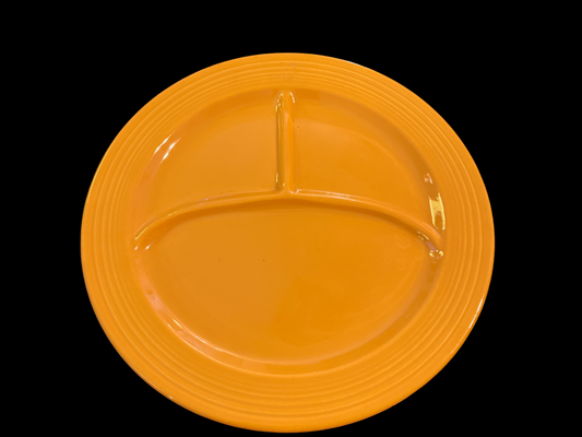 Fiesta Grill / Divided Plate in Yellow +No Damage+