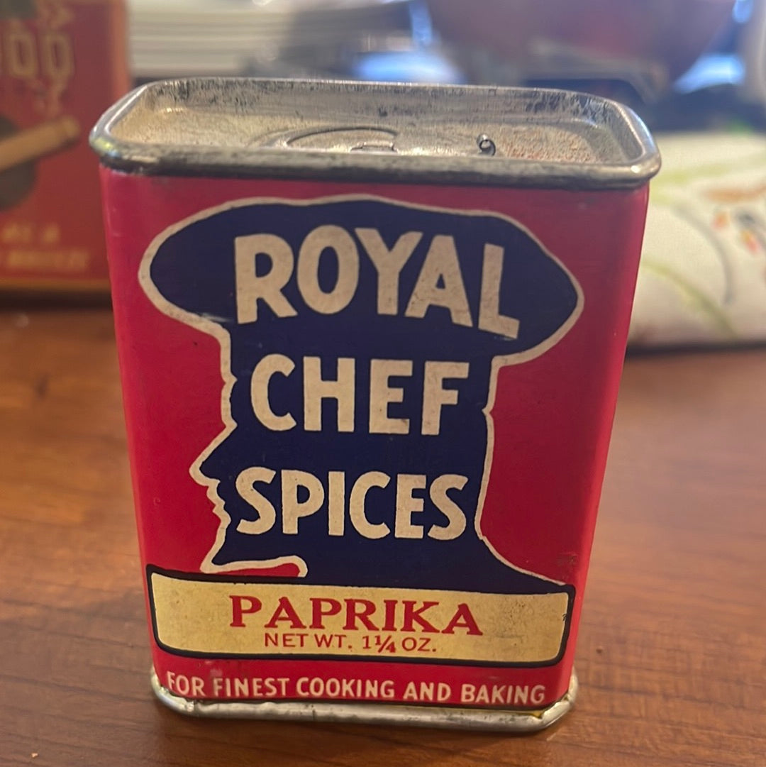 Vintage Royal Chef Spices Paprika Central States Coffee Co. St Louis MO