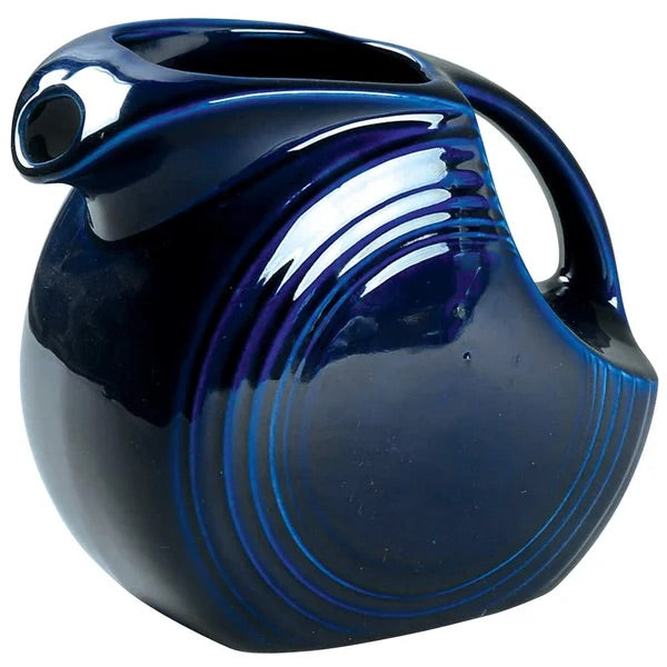 Fiesta Disk Pitcher in Cobalt