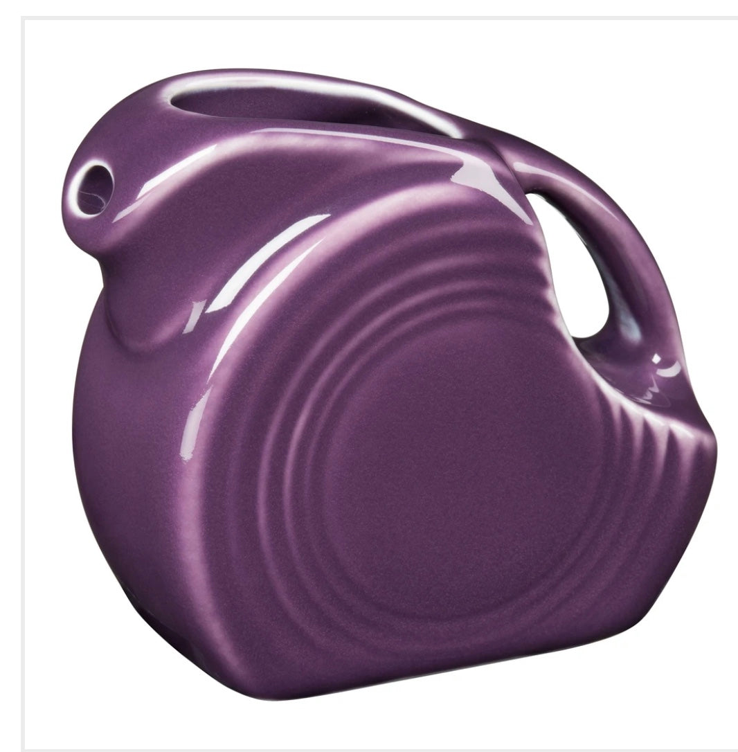 Fiesta Mini Disk Pitcher in Mulberry