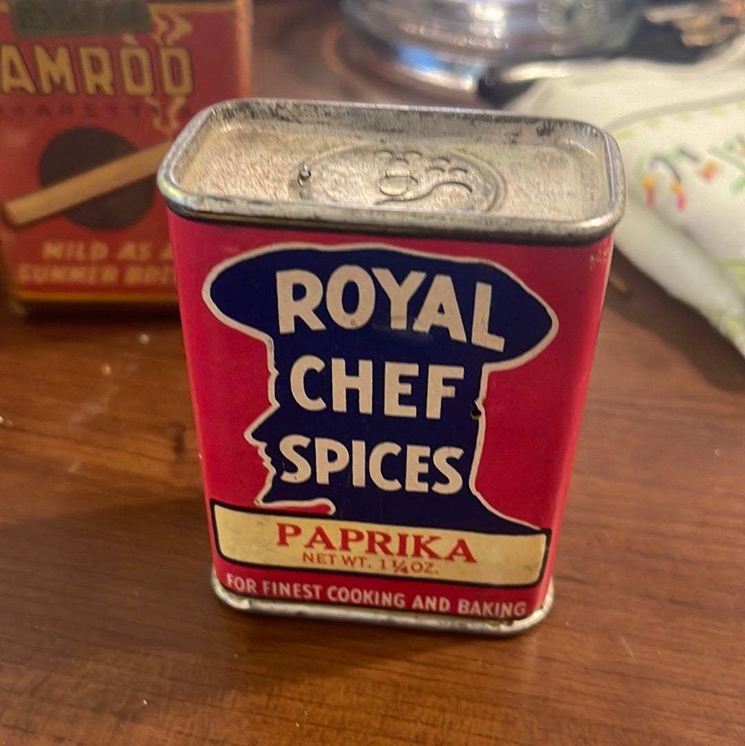 Vintage Royal Chef Spices Paprika Central States Coffee Co. St Louis MO