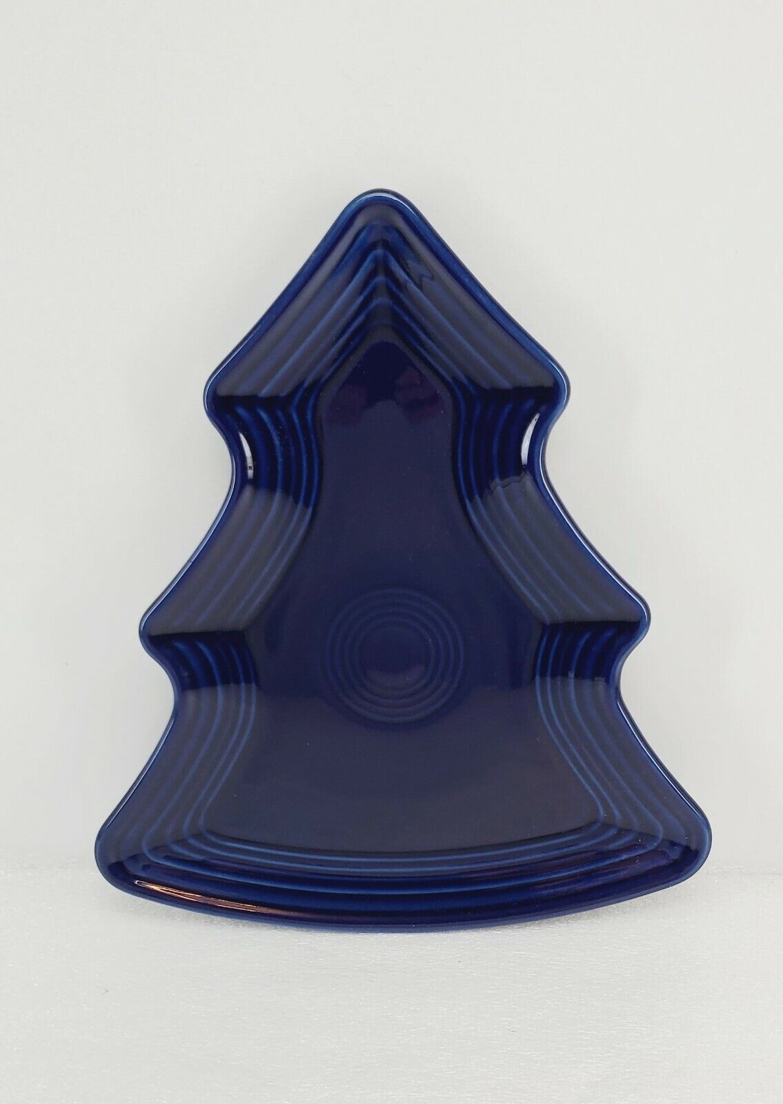 Fiesta Tree Shaped Plate in Cobalt